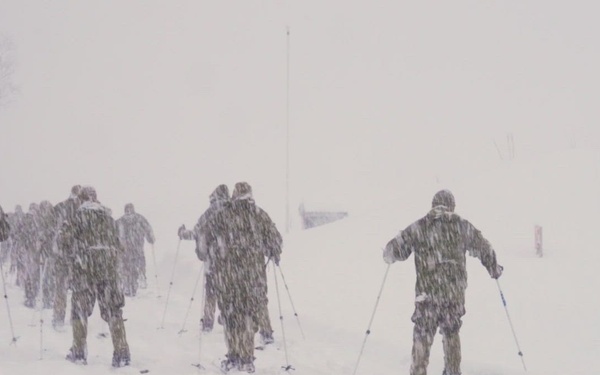 CORE26 | U.S. Marines and Sailors Learn Basic Skiing Techniques for Arctic Exercise B-Roll