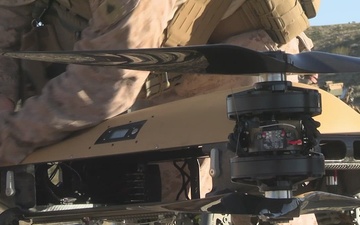 B-Roll: U.S. Marines with 3rd LAR employ Tactical Resupply UAS during NTC 26-05