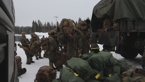 CORE26 | Logistics Marines transport Infantry Marines during Arctic exercise
