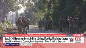 Naval Civil Engineer Corps Officer School Basic Class 280 Field Training Exercise Second Squad
