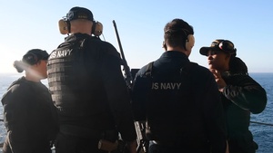 Nimitz Conducts Live Fire