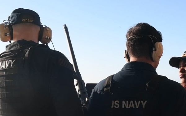 Nimitz Conducts Live Fire