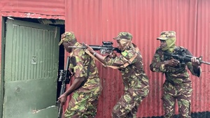 B-roll: US, Kenya forces conduct urban operations during Justified Accord 2026