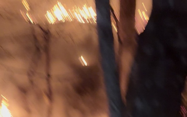 OKGuard conducts wildland firefighting operations in SE Oklahoma