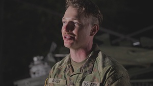 Interview: US Army Sgt. Benjamin Ayres explains how the 1-101st FA integrated for the first time with KDF Artillery.