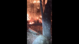 OKGuard conducts wildland firefighting operations in SE Oklahoma