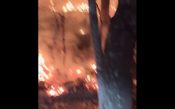 OKGuard conducts wildland firefighting operations in SE Oklahoma