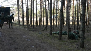 1-12 Cav medical platoon participates in multinational medical training