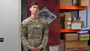 Interview with Sgt. Patrick Kuykendall during multinational medical training