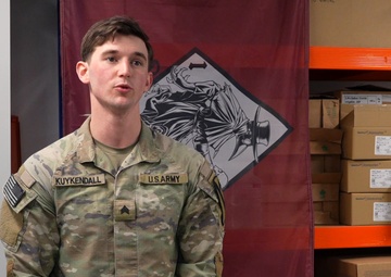 Interview with Sgt. Patrick Kuykendall during multinational medical training