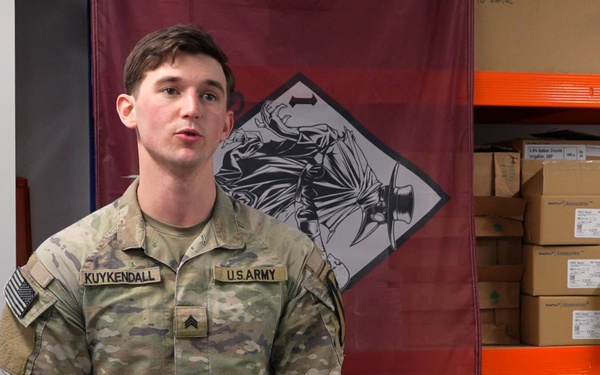 Interview with Sgt. Patrick Kuykendall during multinational medical training