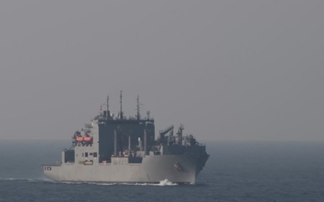 USS Abraham Lincoln (CVN-72) Conducts a Replenishment at Sea During Operation Epic Fury