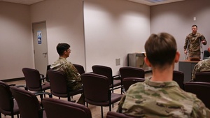 31st Combat Air Base Squadron conducts pre-deployment training at Nellis AFB