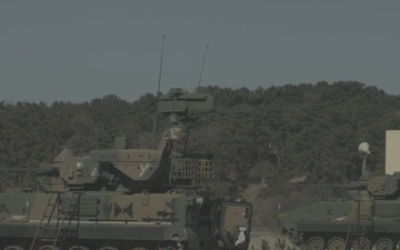 ROK Army Soldiers fires K-30 Biho B-roll