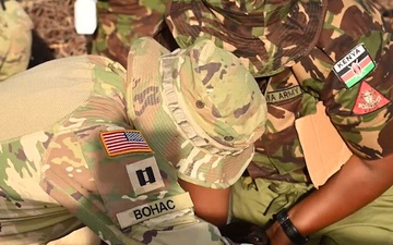 B-roll: US Army veterinarians teams up with KDF, local veterinarians to vaccinate Kenya livestock during Justified Accord 2026