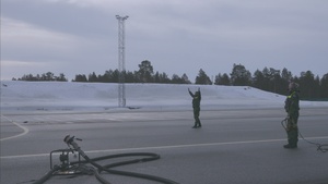 U.S. Marines Establish Forward Arming and Refueling Point in Sweden