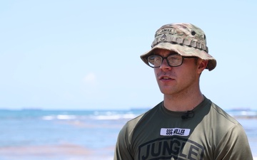 Jungle Operations Training Course - Panama 26-4: Staff Sgt. Laven Miller Interview