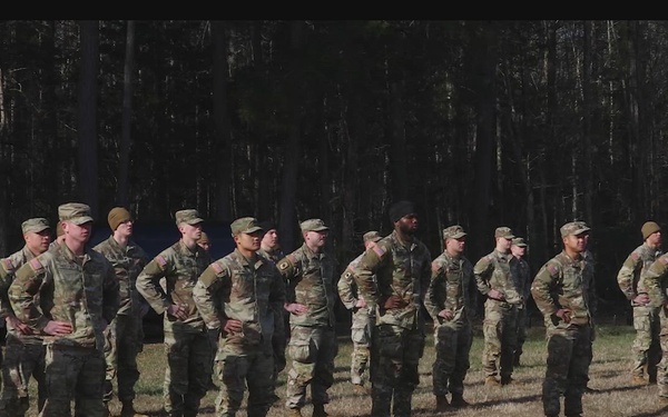 JTF-DC Soldiers Negotiating Obstacle Course at Fort Pickett