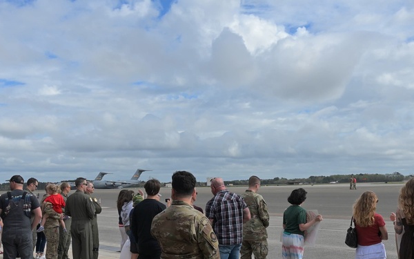 16th Airlift Squadron return home after supporting global mobility mission