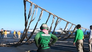 Sailors Raise Emergency Barricade
