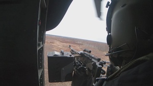 3rd CAB and Latvian Air Force UH-60 Table IV-VI day gunnery B-Roll