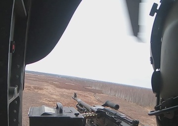 3rd CAB and Latvian Air Force UH-60 Table IV-VI day gunnery B-Roll