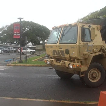 Hawaii National Guard assists residents in evacuation during Kona Low storm