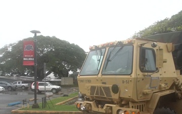 Hawaii National Guard assists residents in evacuation during Kona Low storm