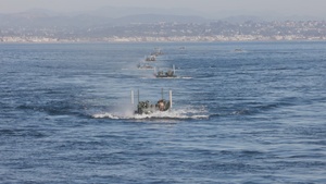 B-Roll: 11th MEU Marines, Sailors Conduct Well-Deck Operations Aboard USS Comstock