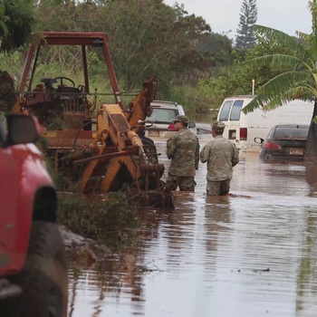 Hawaii National Guard CERF-P conducts flood search and recovery mission