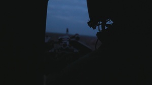 3rd CAB and Latvian Air Force UH-60 Table IV-VI night gunnery B-Roll