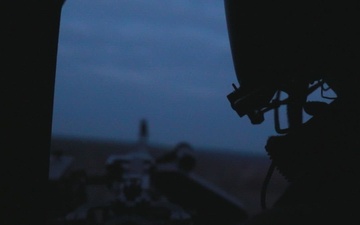 3rd CAB and Latvian Air Force UH-60 Table IV-VI night gunnery B-Roll