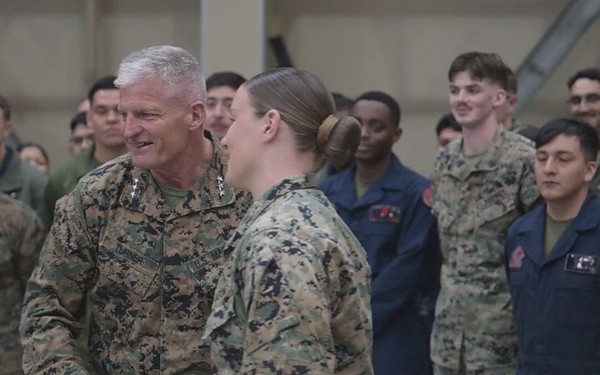 III Marine Expeditionary Force Commanding General Visits Marine Corps Air Station Iwakuni, Japan 2026 (B-Roll)