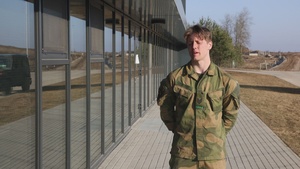 Norwegian Service Member discusses his experience during Spur Ride