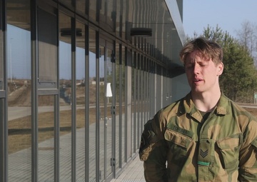 Norwegian Service Member discusses his experience during Spur Ride