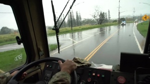 Hawaii Army National Guard assists residents in evacuation during Kana Low storm