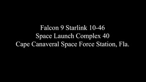 Falcon 9 | Starlink 10-46 Launch