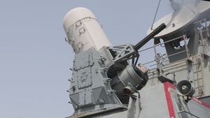 USS Bainbridge Conducts a CWIS Pre-Action Calibration