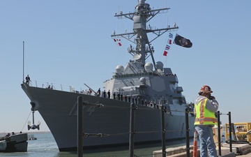 USS Harvey C. Barnum Jr. Arrives in Norfolk