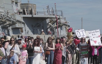 USS Gettysburg (CG 64) returns to Naval Station Norfolk