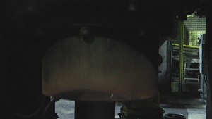 Nosing process for 155MM projectiles at Scranton Army Ammunition Plant