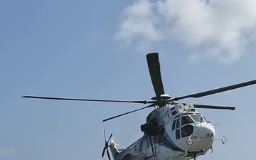 USS Milius (DDG 69) conducts a Replenishment-at-Sea during Operation Epic Fury