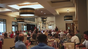 Color Guard Performs Ceremony for Military Appreciation Night at Ironwood Country Club