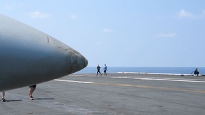 Nimitz Sailors Conduct Flight Deck PT