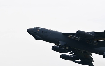 B-52 Stratofortress Takes off during Operation Epic Fury