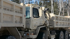 Sgt. 1st Class Thomas Macduff in Rhode Island for snow relief mission