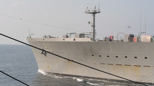 Nimitz Conducts a Replenishment at Sea