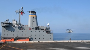 Nimitz Conducts a Replenishment at Sea