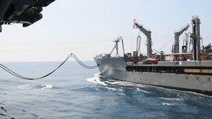 Nimitz Conducts a Replenishment at Sea