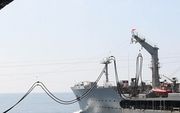 Nimitz Conducts a Replenishment at Sea